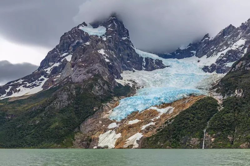 Glaciar Balmaceda en la Patagonia, Chile