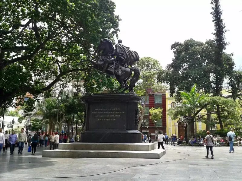 Plaza Bolivar in Caracas