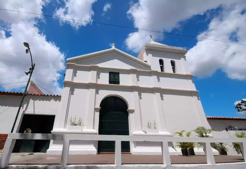 La iglesia católica de El Hatillo en Caracas, Venezuela