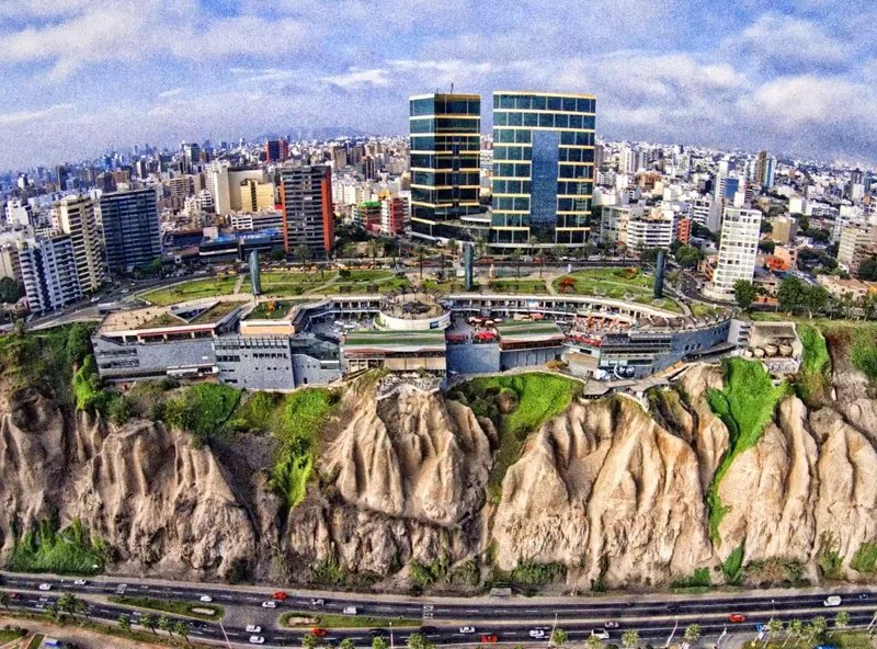Vista aérea de Lima, Perú