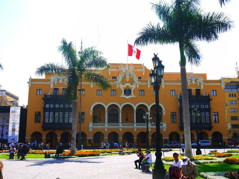 Edificios coloniales en Lima