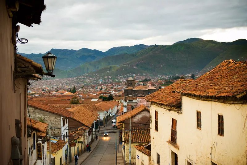 El paisaje urbano de Cusco en Perú