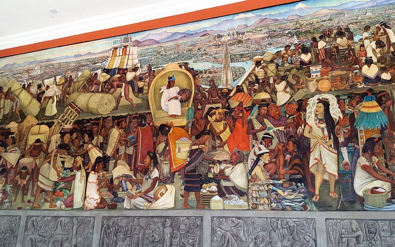 Murales de Diego Rivera en la Secretaría de Educación Pública